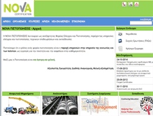 Tablet Screenshot of novacert.com